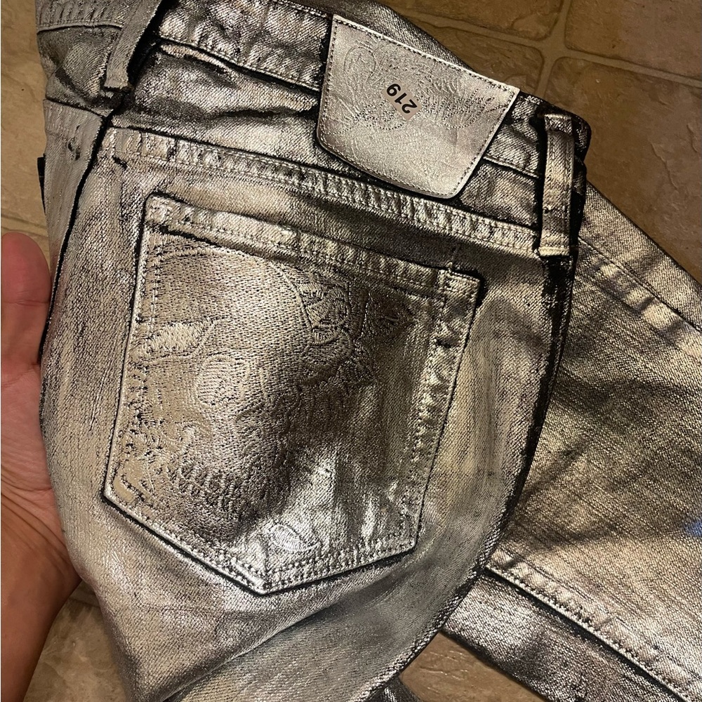 Ed Hardy Metallic Jeans Vintage